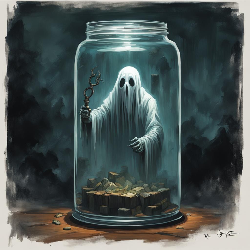 Ghost in a Jar, Sinister Digital Art