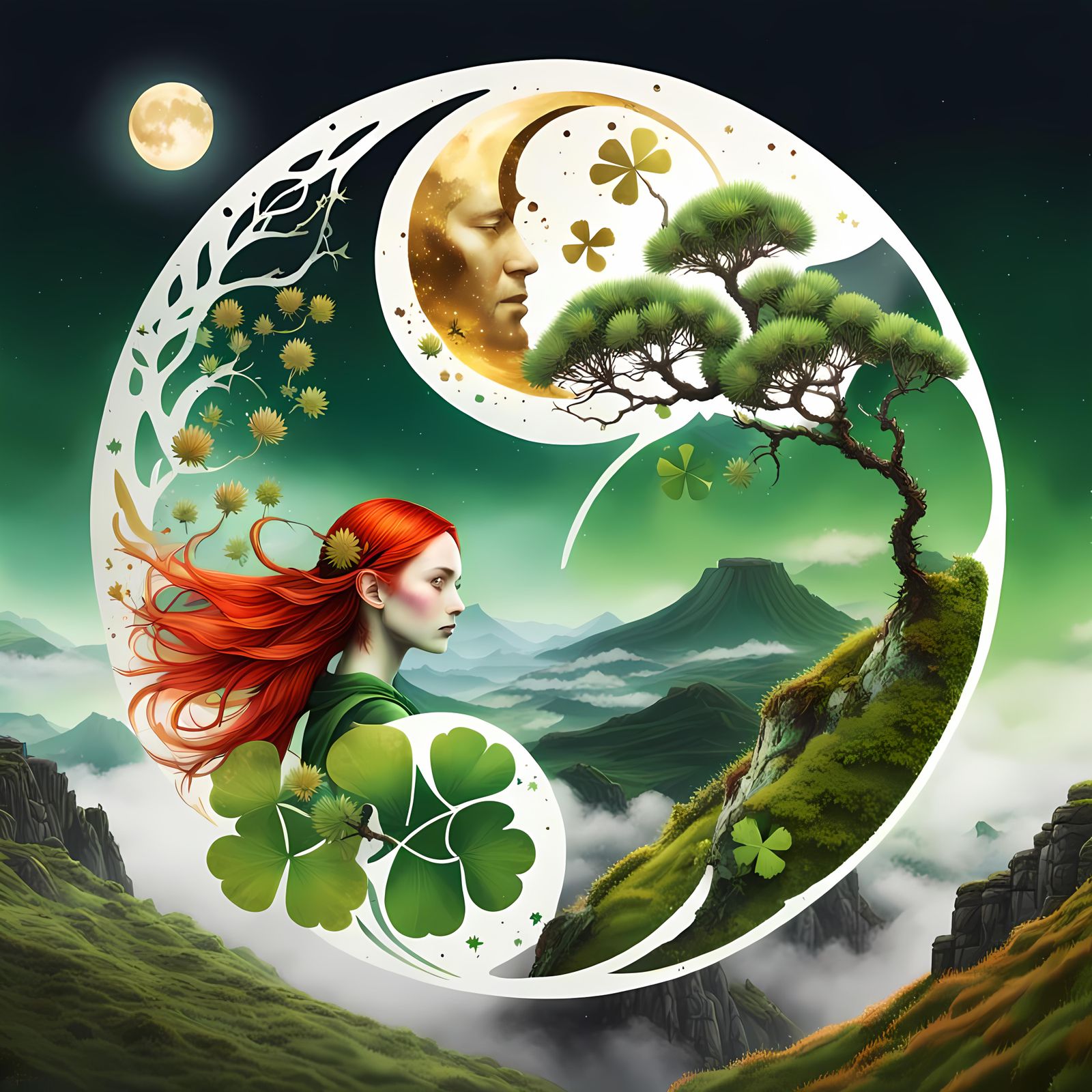 Irish Landscape Dreams. Happy St Patrick's Day