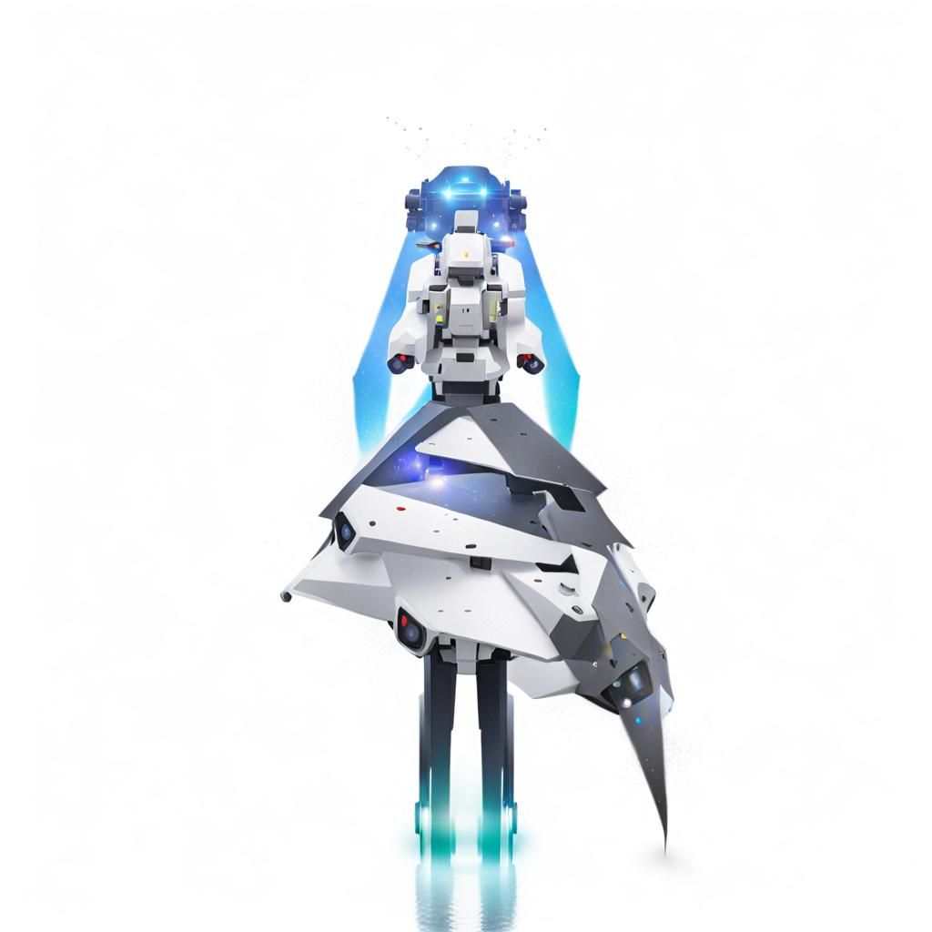 Futuristic Automatic Defense System Concept