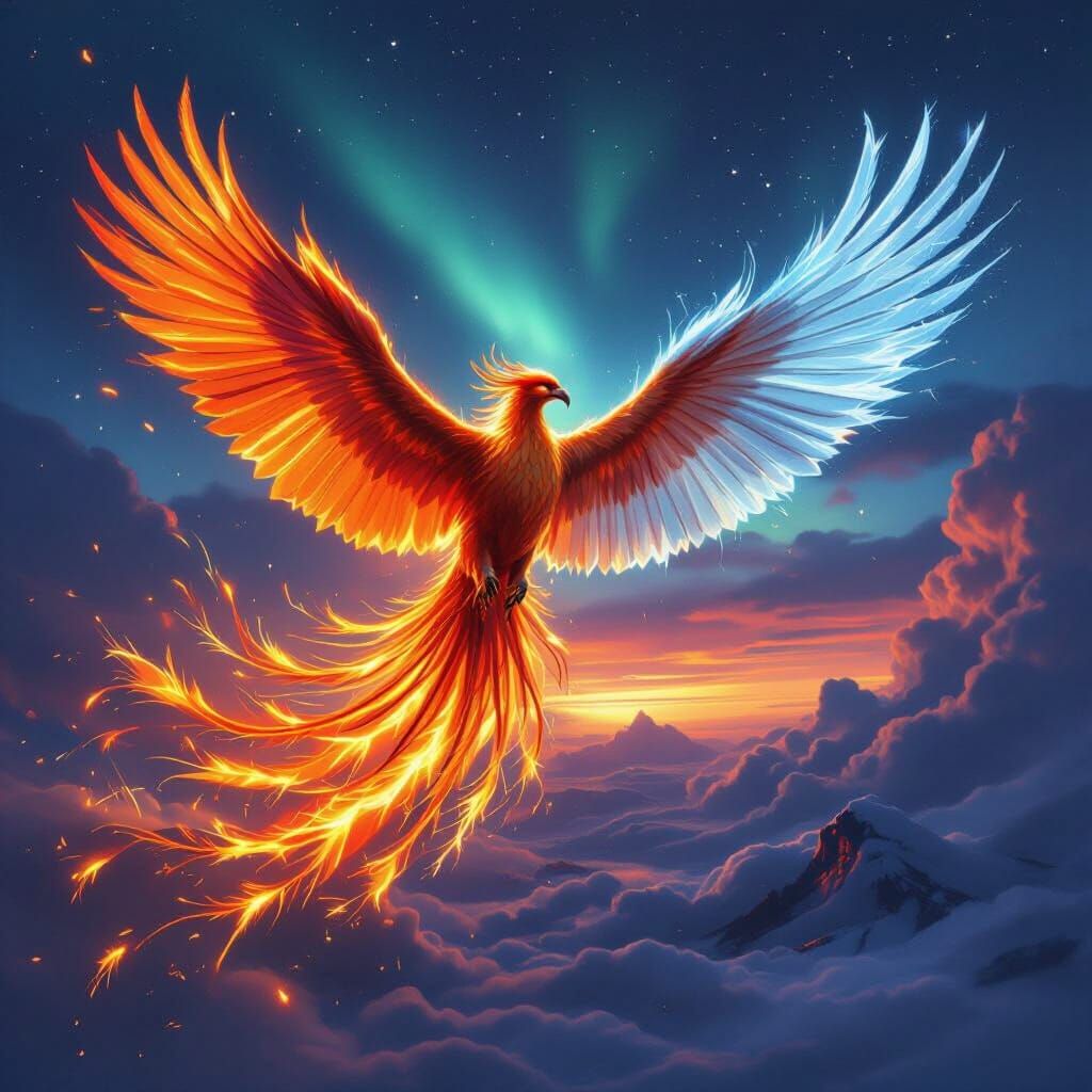 Phoenix in Flight: Fire and Ice Transformation