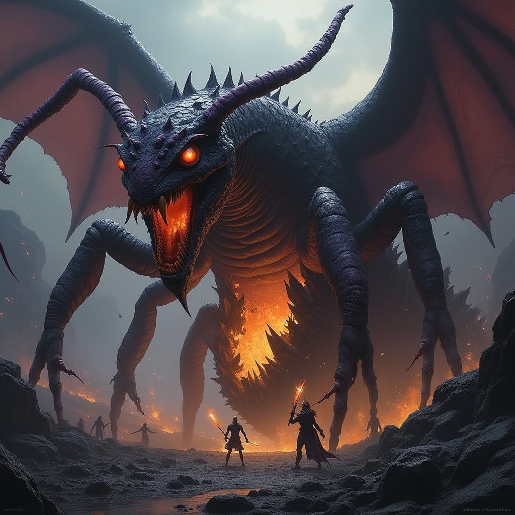 Demonic Ant's Apocalyptic Birth from Dragon