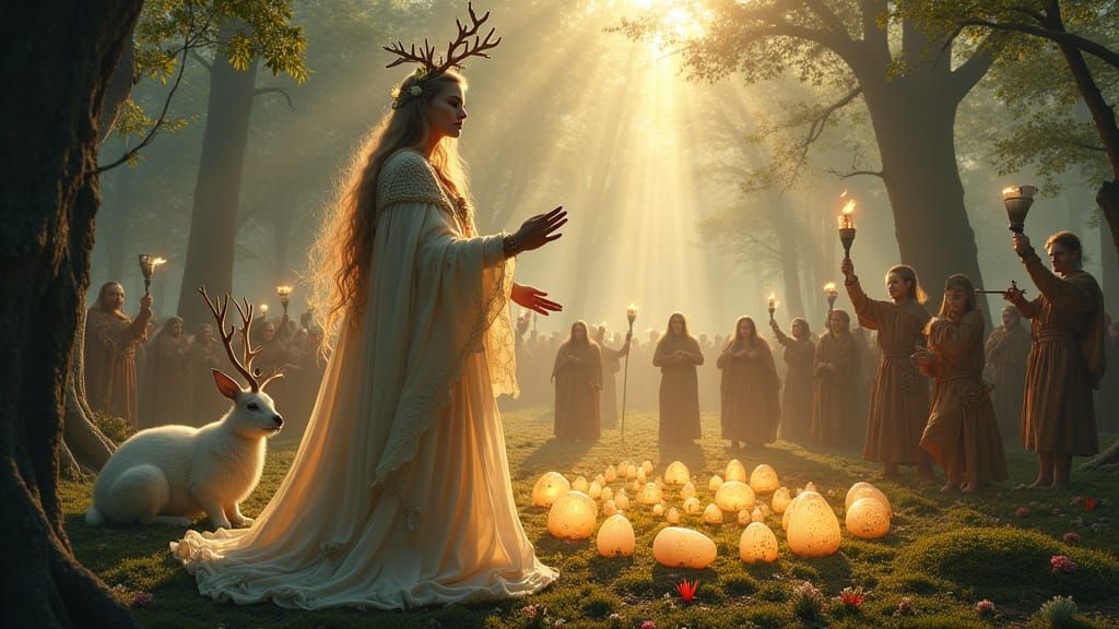 Sacred Ostara Celebration in Nordthra Style