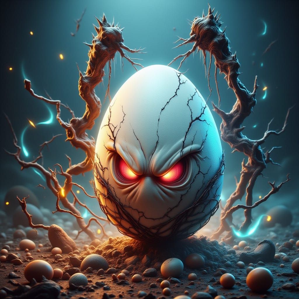 Angry Egg Launched in Magical Slingshot