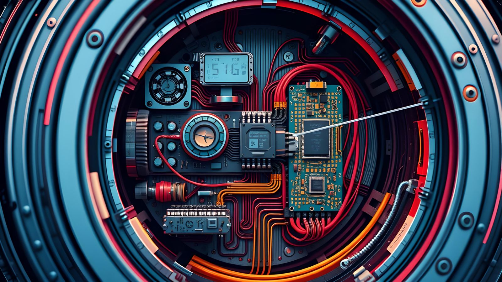 Pop Art Anime Time Machine Schematic