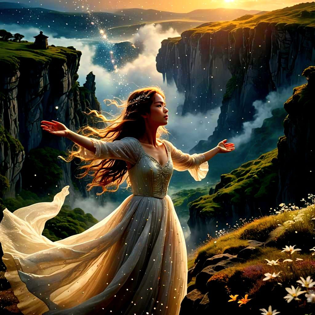 Cinematic Star Dust Dreamscape with Intricate Details