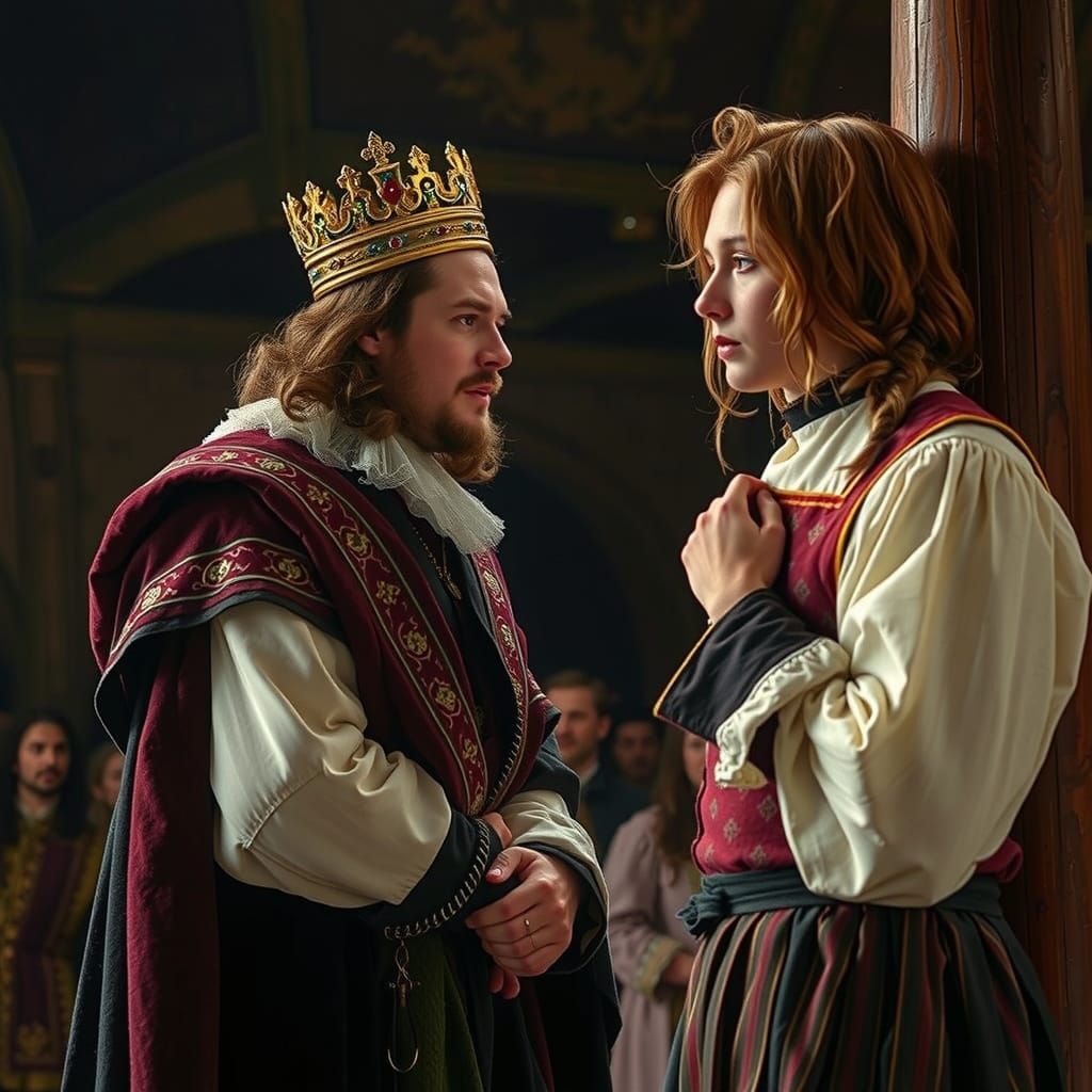 Shakespeare Embodies a Kingly Role on Stage