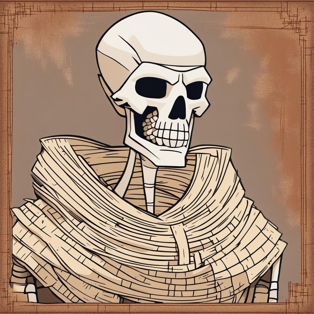 AI Generated Papyrus Texture and Color