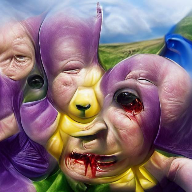 Realistic Teletubbies Image