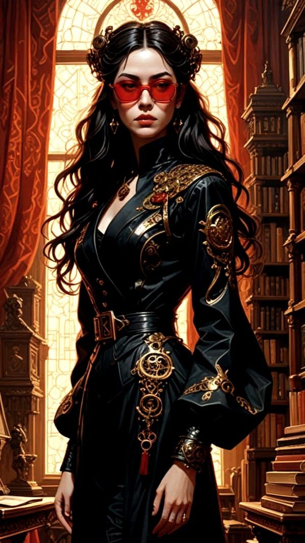 Stunning Girl with Blue Eyes and Long Lashes in a Provocativ...