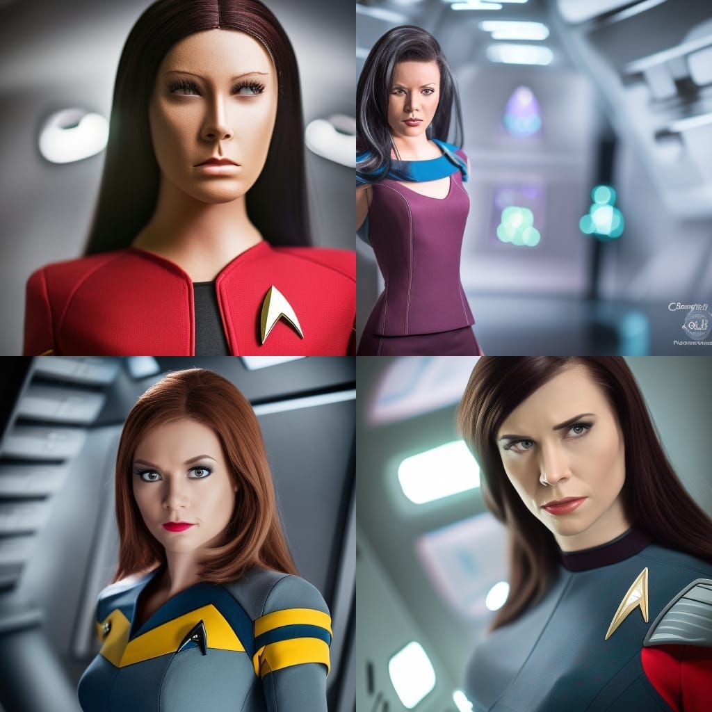 Star Trek Female Officer Portrait in Natural Light