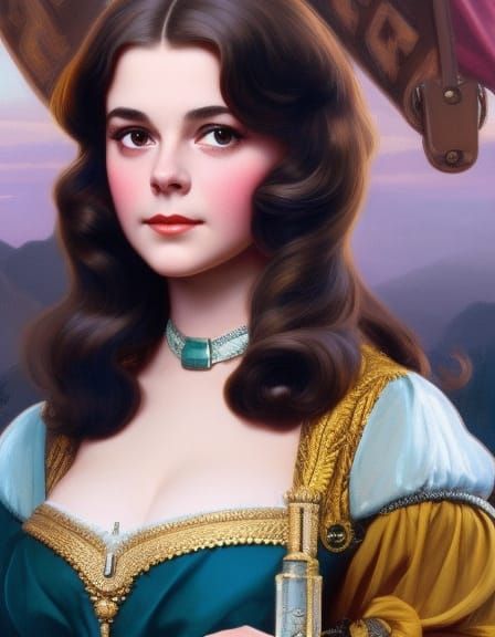 Beautiful Medieval Woman - Natalie Wood