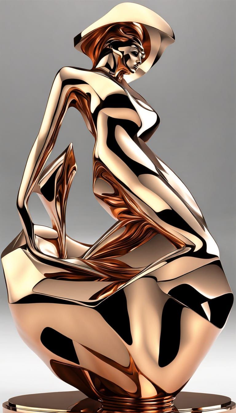 Vorticism Statue: Joyful Machine Age Art in Metal