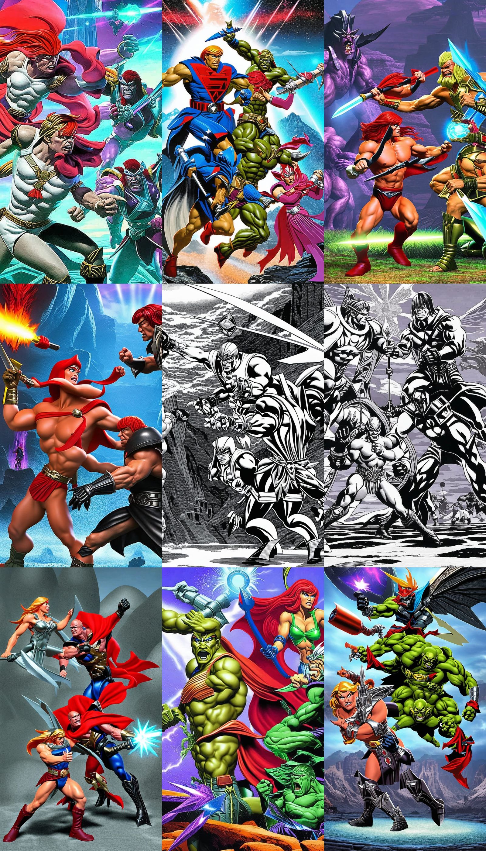 He-Man fighting a cenobite