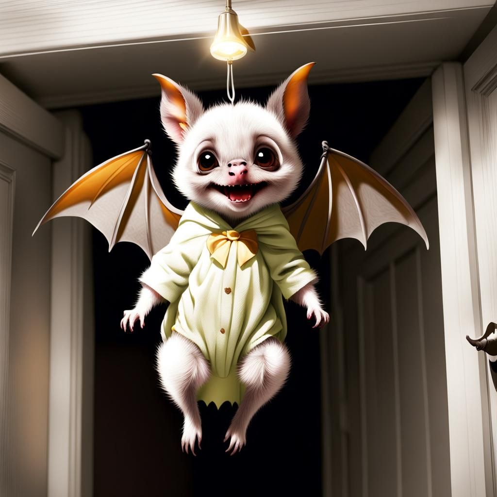 Girl and the Fruit Bat: A Bedroom Discovery