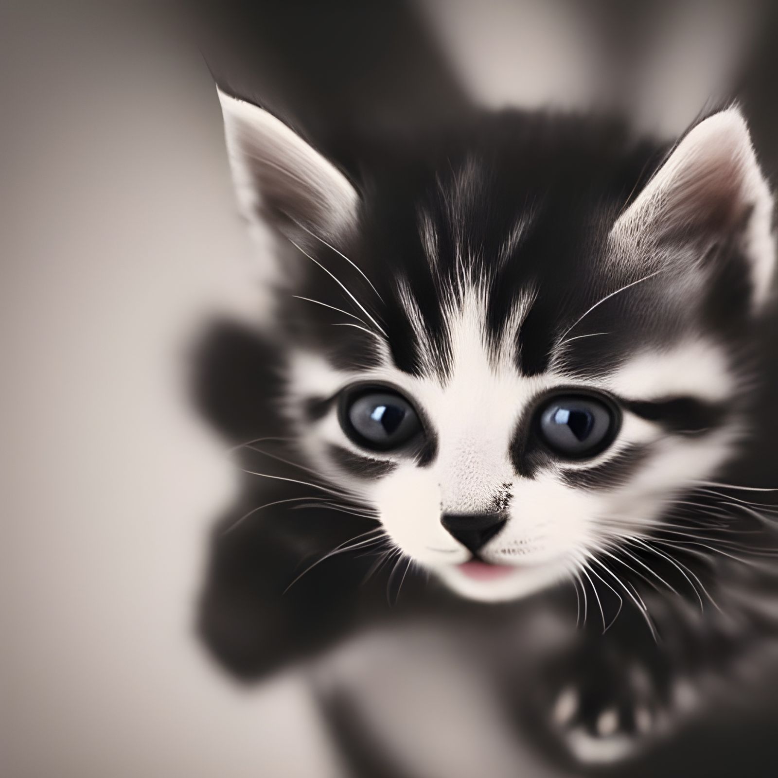 Kitten Portrait in Professional Photography Style