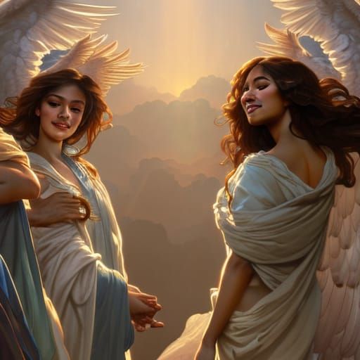 Angelic Welcome to Heaven's Gate