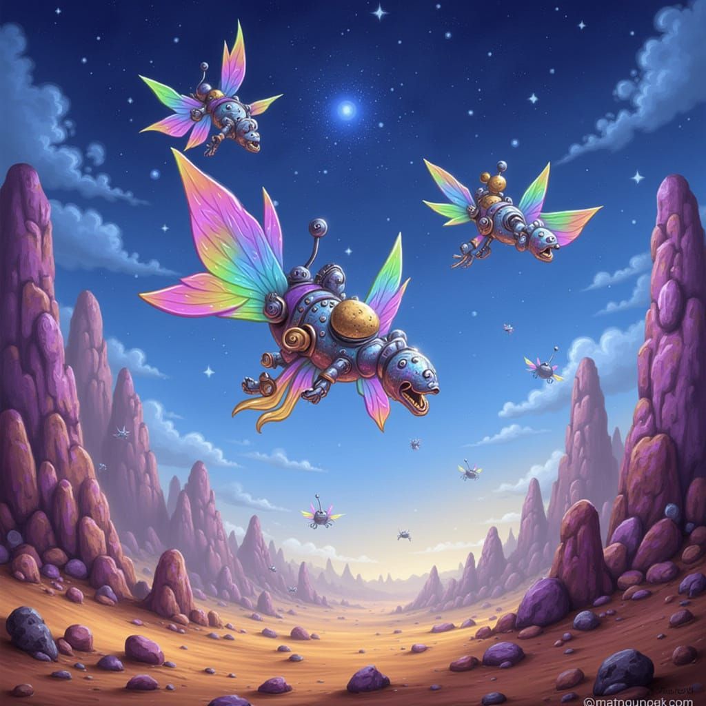 Crystal Skimmers: Gelfling Transport in Dark Crystal Style