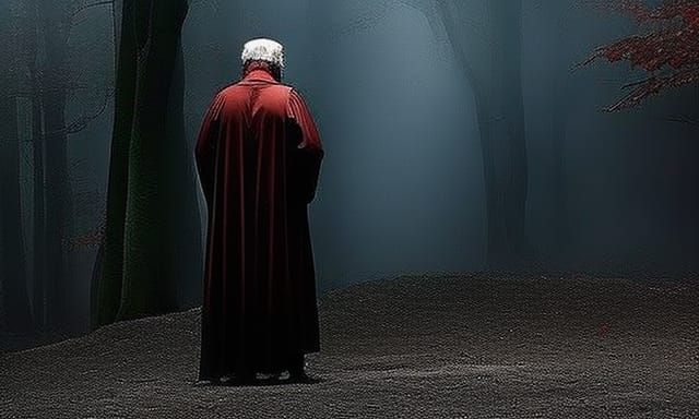 Dark Gothic Scene: Fear, Death and Pain