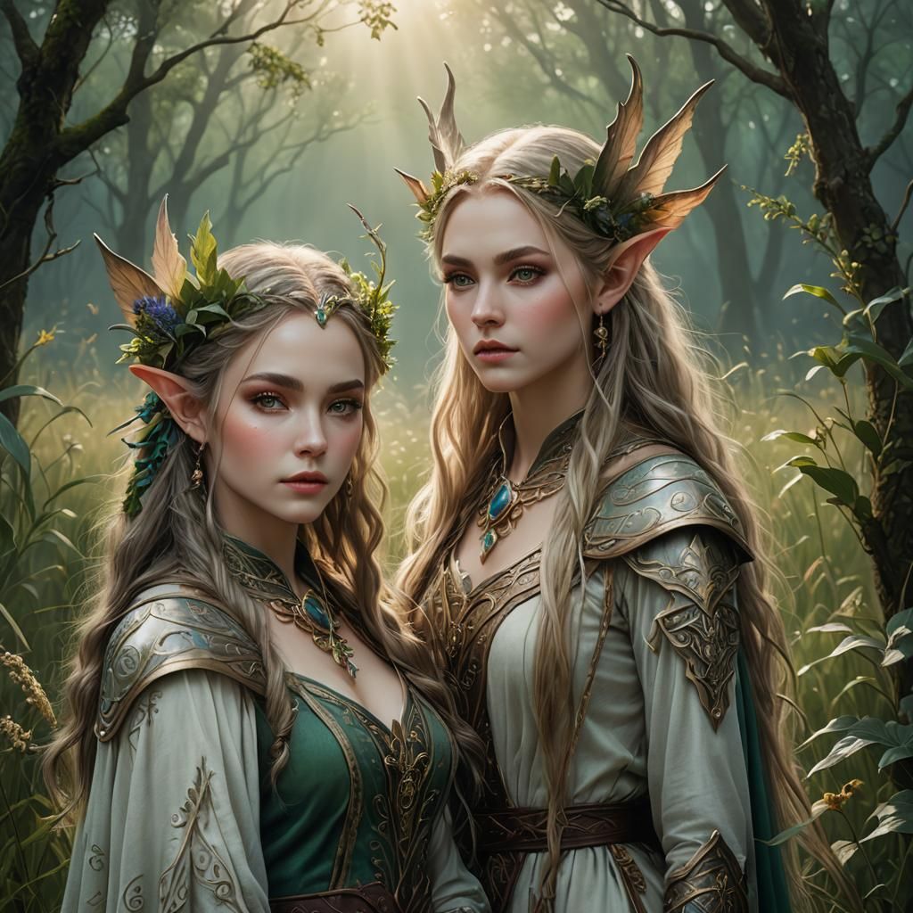 Ethereal Fantasy Elves of the Grasslands