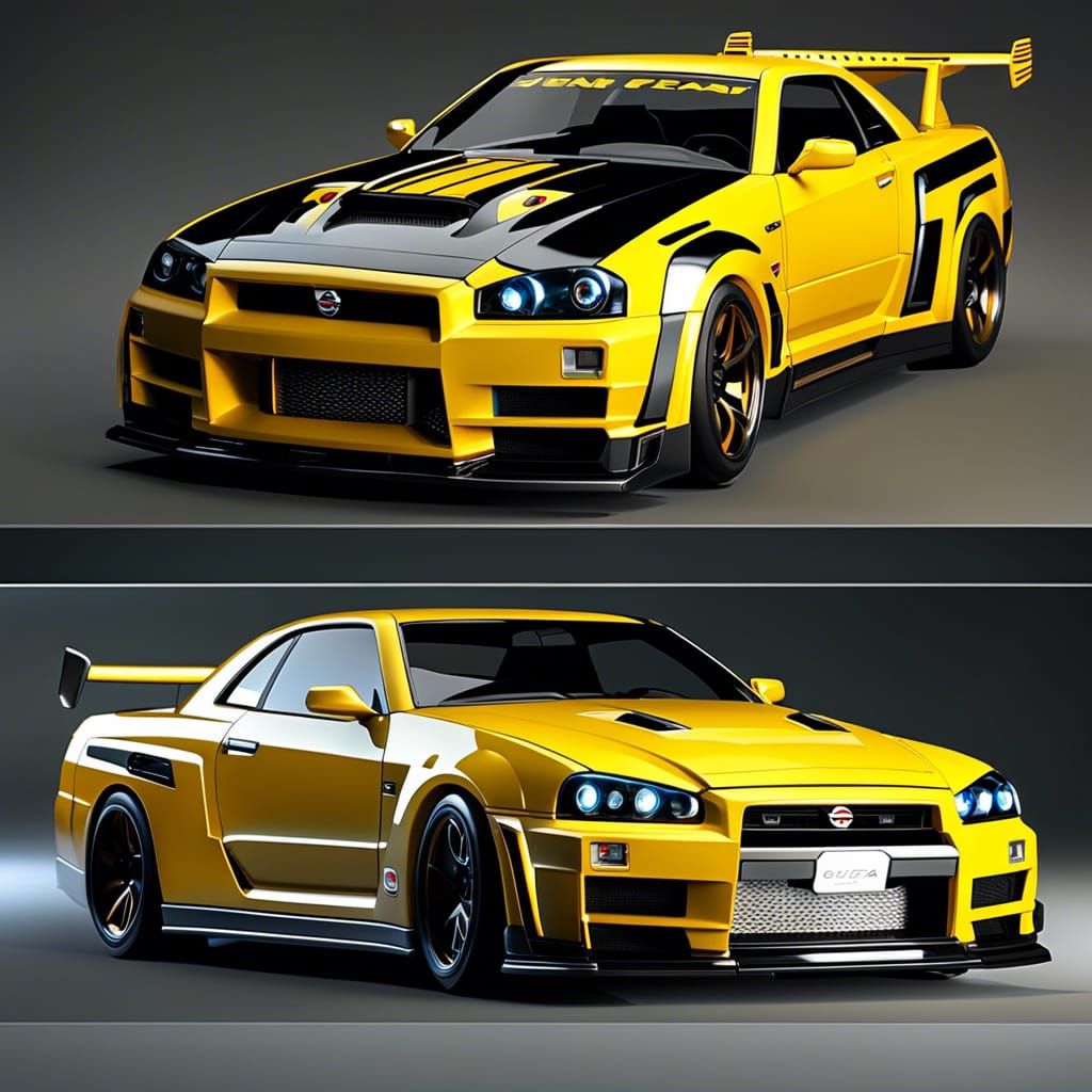 Bumblebee is Nissan Skyline GT-R 34