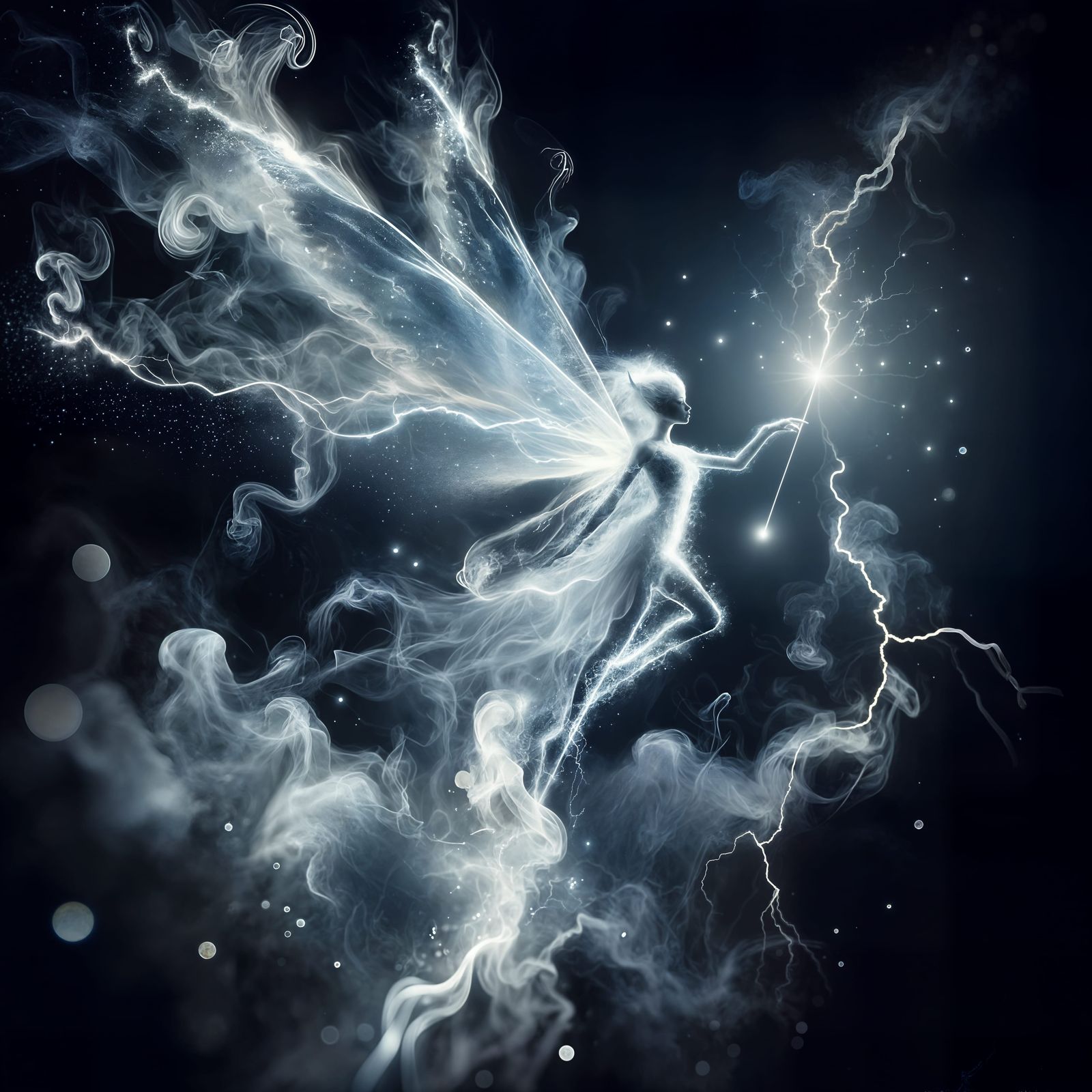 Lightning Bolt Transforms Into Spectral Fairy