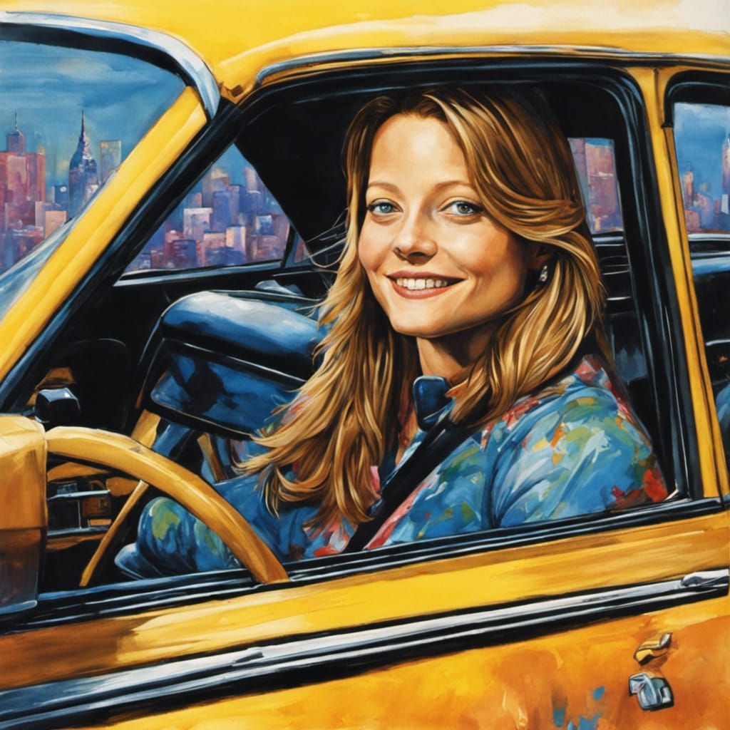 Jodie Foster as Taxi Driver in NYC 🎦🎞️