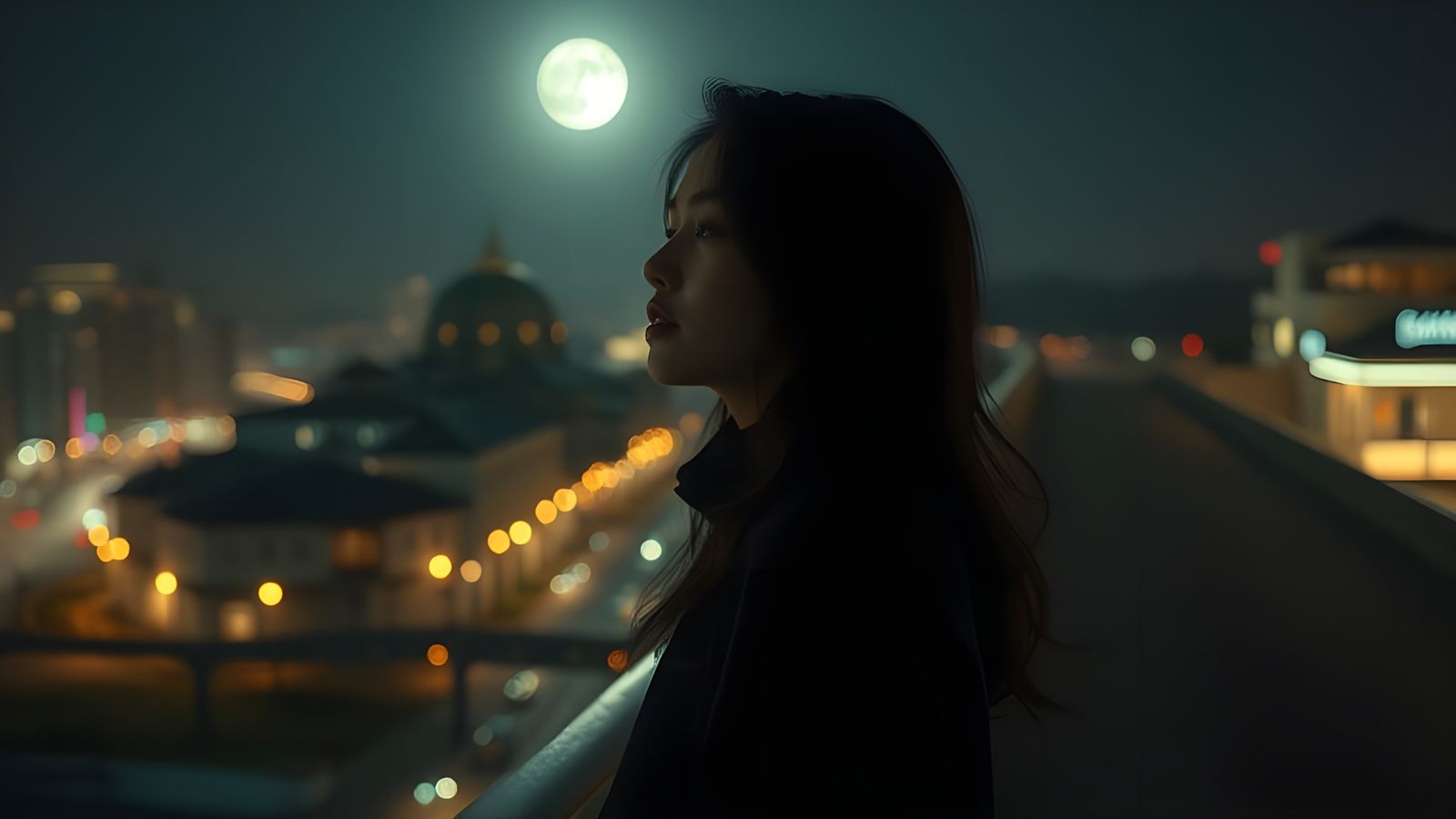 Emotional Music Video Featuring Singer Under Moonlight