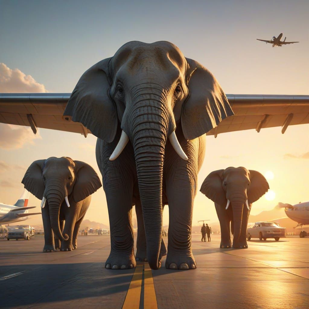 Elephant Family Embarks on Aviation Adventure