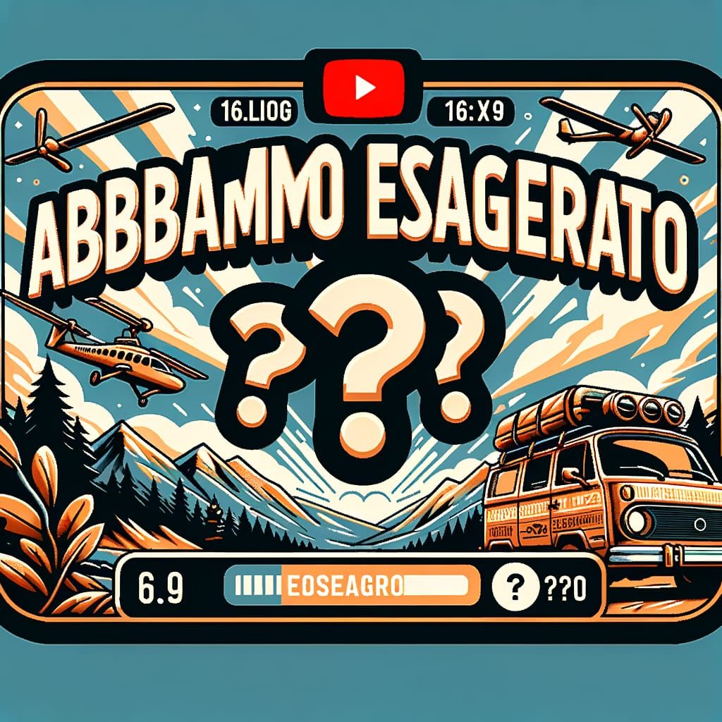 Dynamic YouTube Vlog Cover Background in 16:9 Format