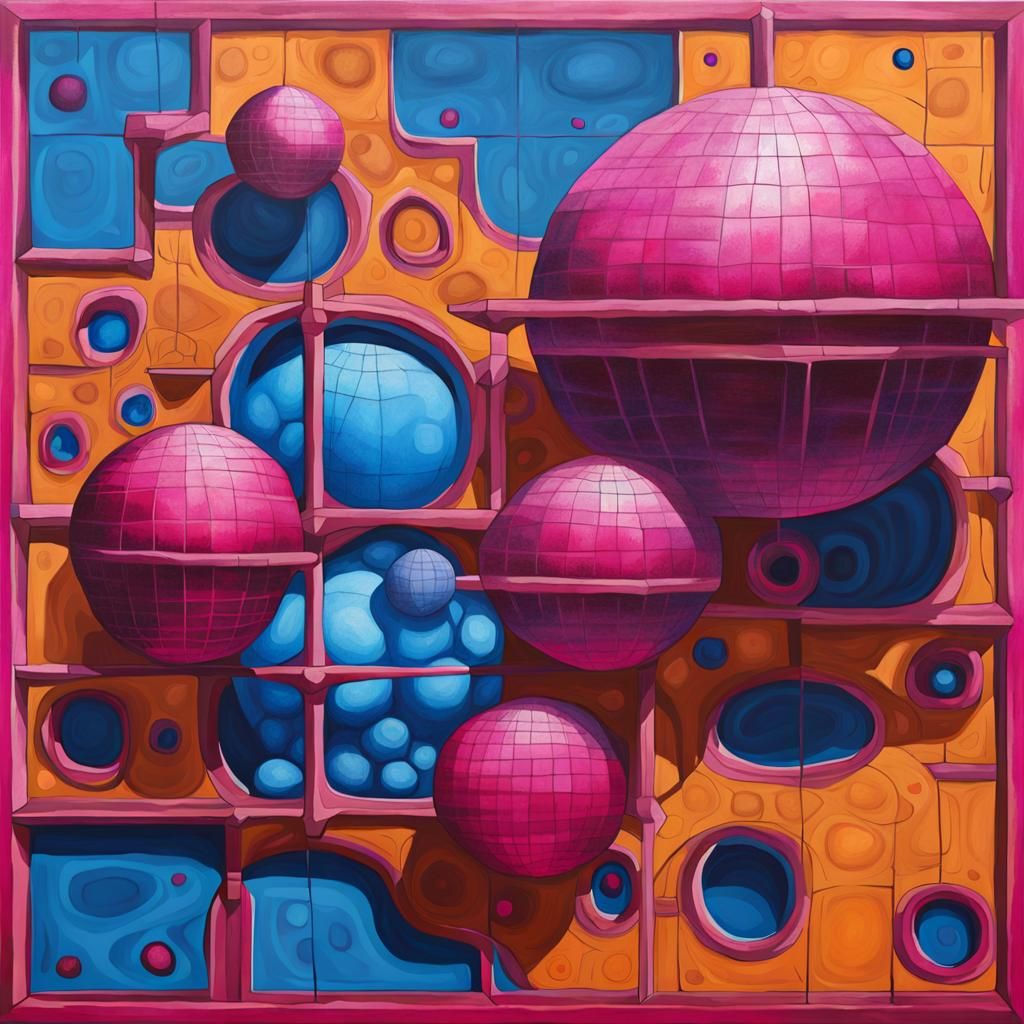 Surreal Cell Shading Painting of Gantalorps