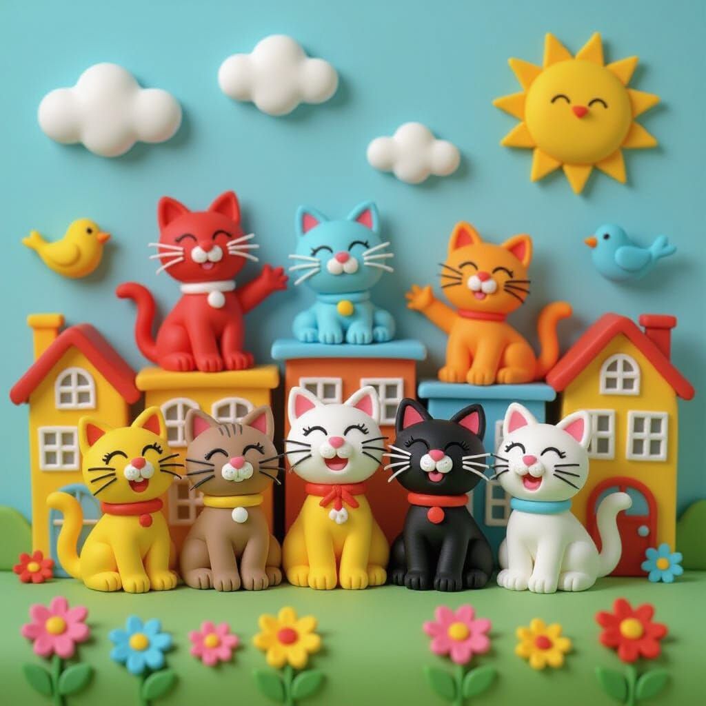 Plasticine Cats Singing Ensemble