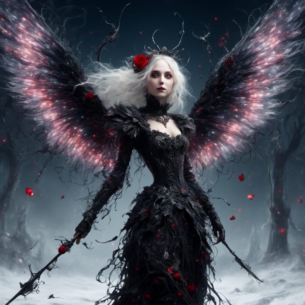 " l'ange de la mort ...  🖤❣️🖤 "