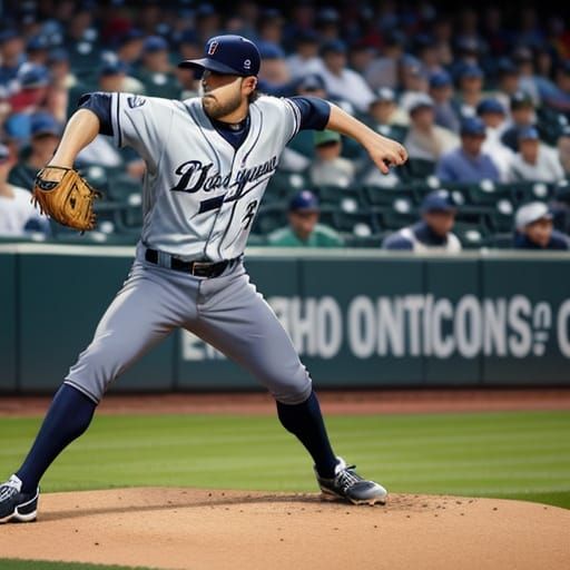 AI Generated Image of a Baseball Game