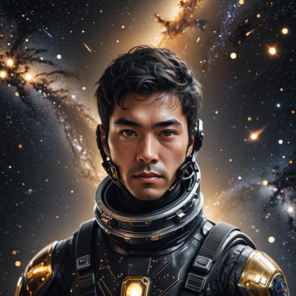 Futuristic Astronaut Portrait in Ultra-Realistic Digital Art