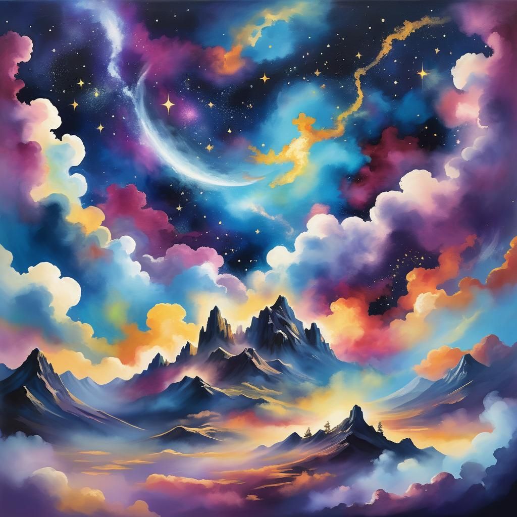 Cosmic Serenade: A Theatrical Sky Production