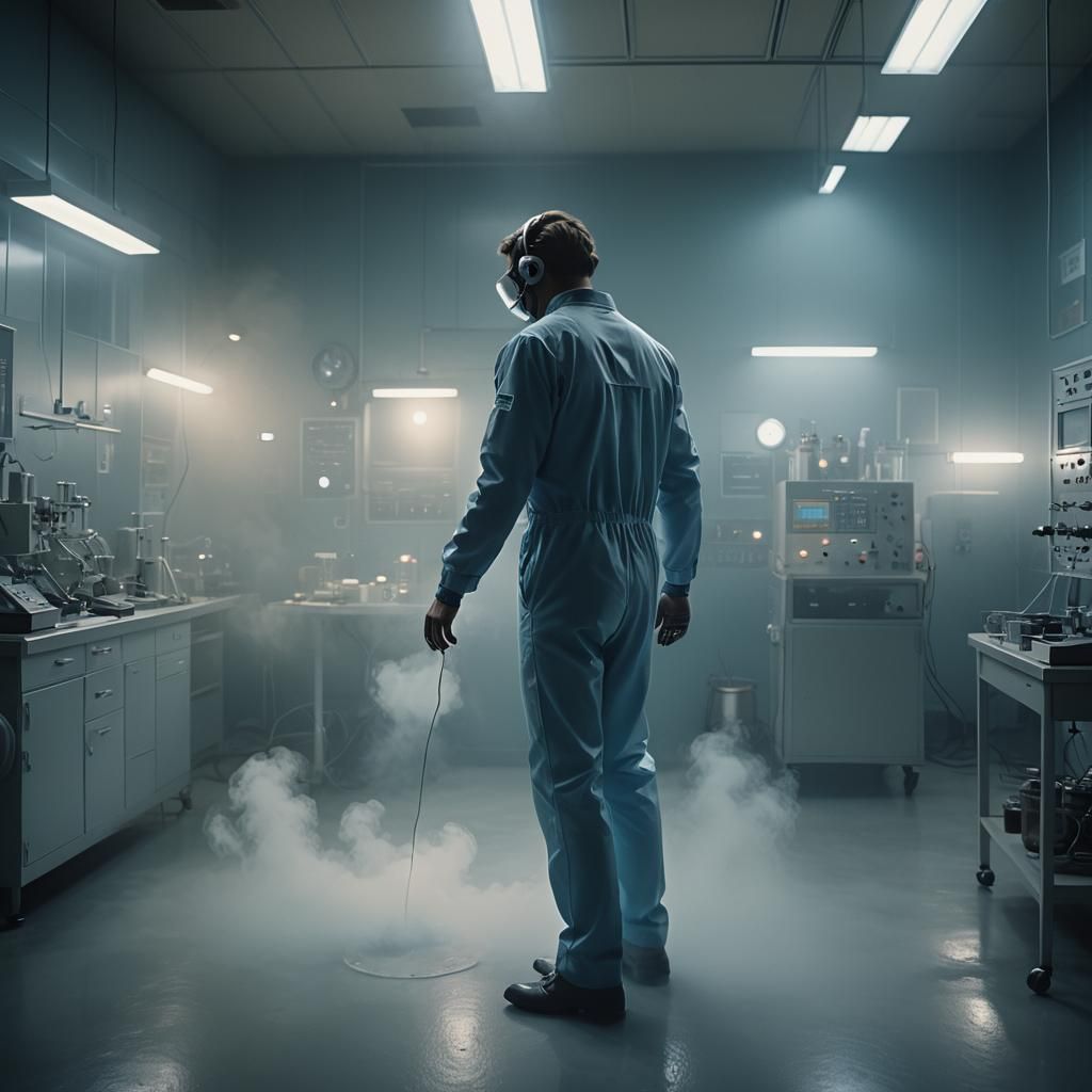 Mercury Deep in Thought in High-Tech Lab