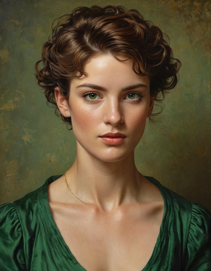 Irish Revolutionary Portrait in Academicism Style