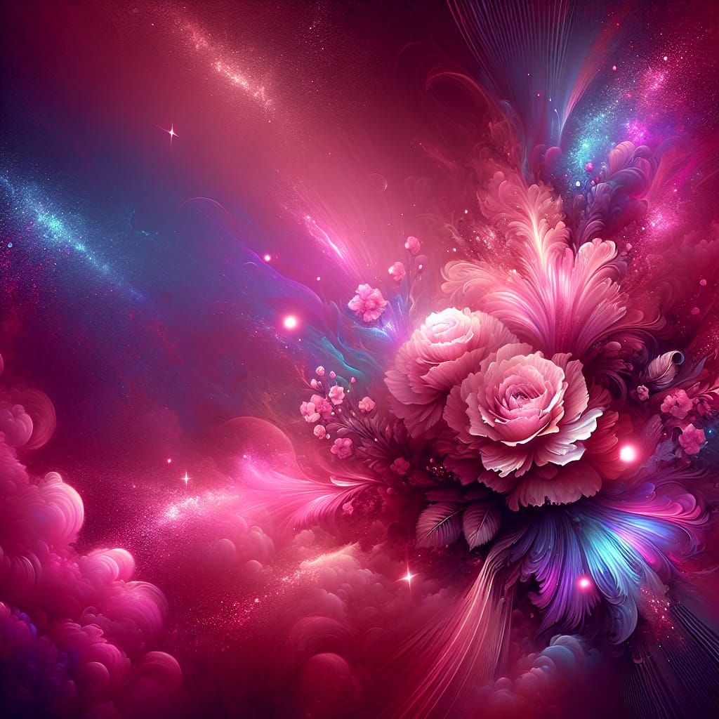 airbrushed background