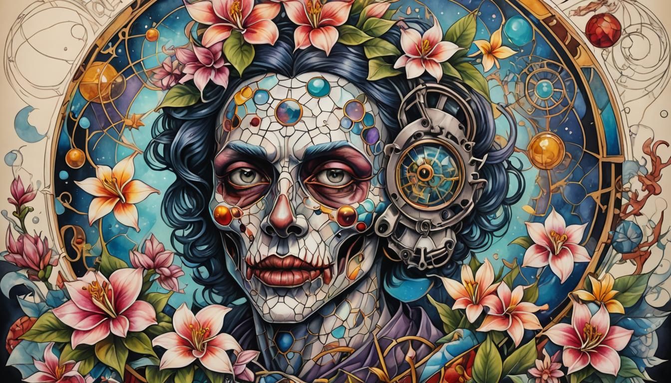 Implante de pintura de la muerte