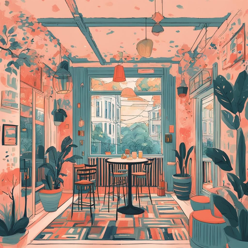 Couples Harmony in a Serene Oasis