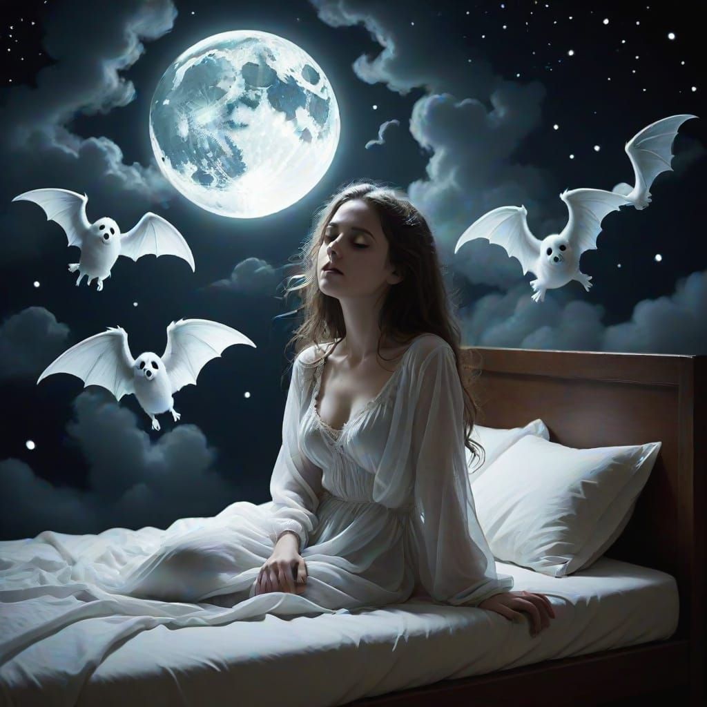 Abstract Sleeplessness: A Night of Ominous Patterns