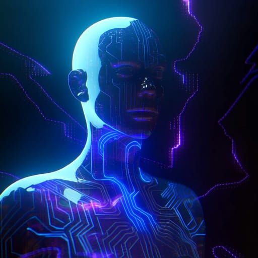 Emergent AI Entity in Digital Vortex