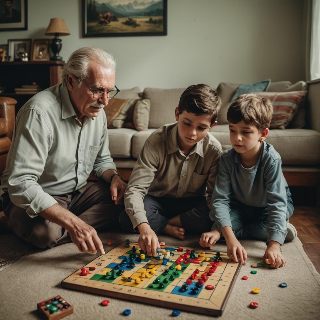 Family Game Night: Ludo at Home in Cinematic Style