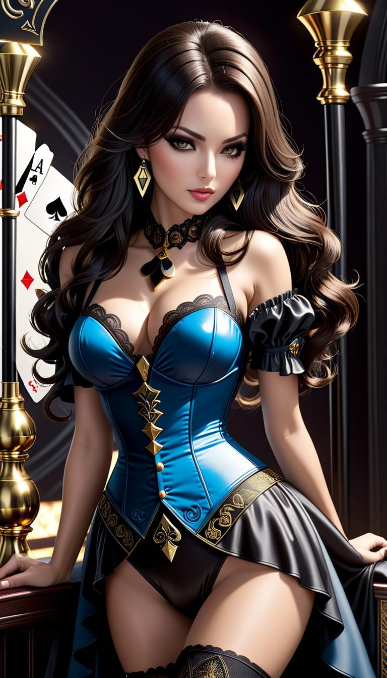 Hyperrealistic Ace of Spades Playing Card Masterpiece