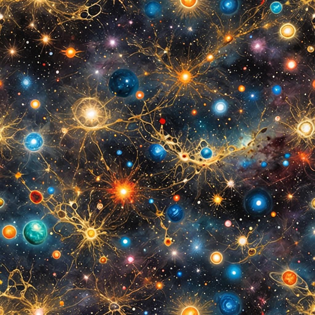 Abstract 3 6 9 Universe Visualized