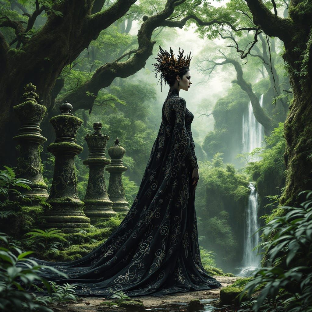 The Black Queen made her move against the Green Queen.