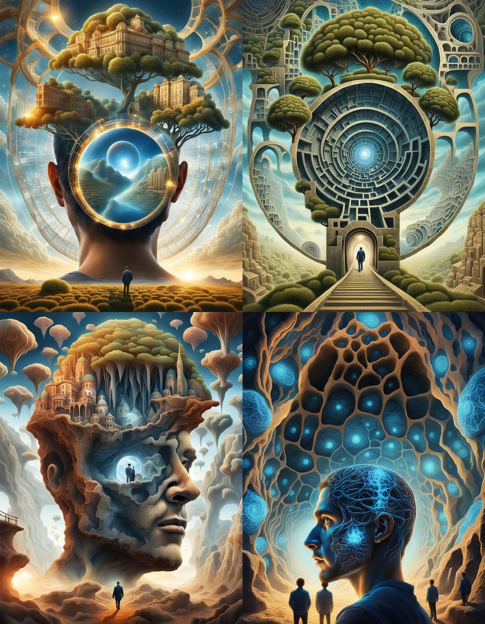 Mindscape: Landscape Inside a Man's Head