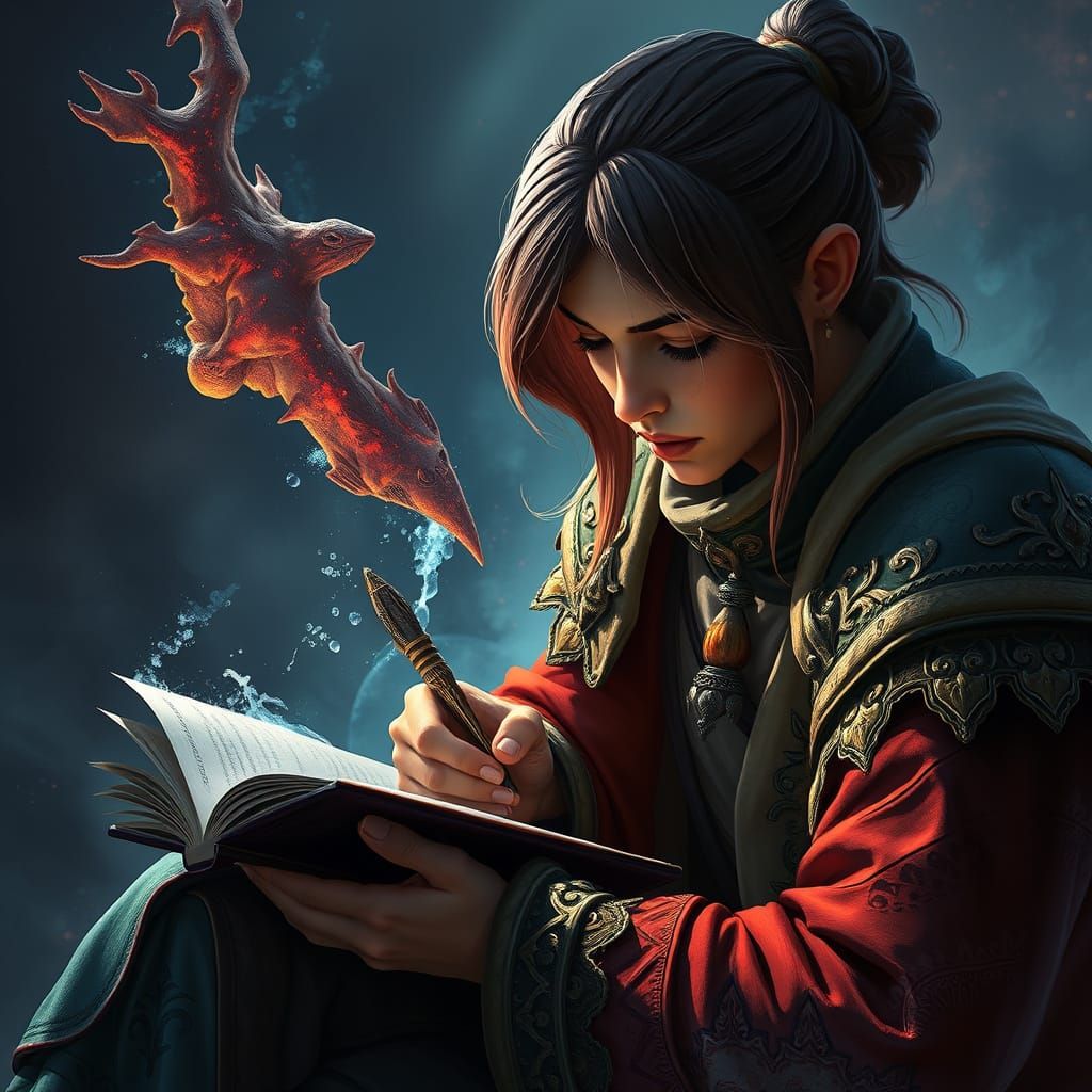 Fantasy World Creator in Deep, Dreamy Color