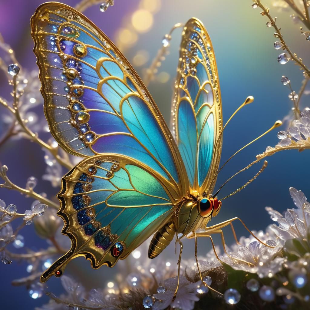 Jeweled Butterfly XII