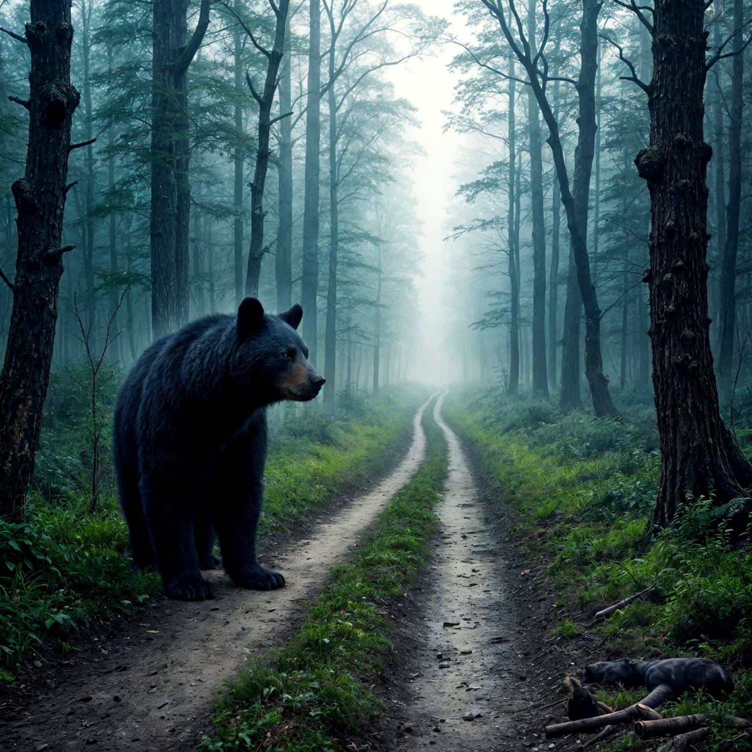 Waiting for his ride.